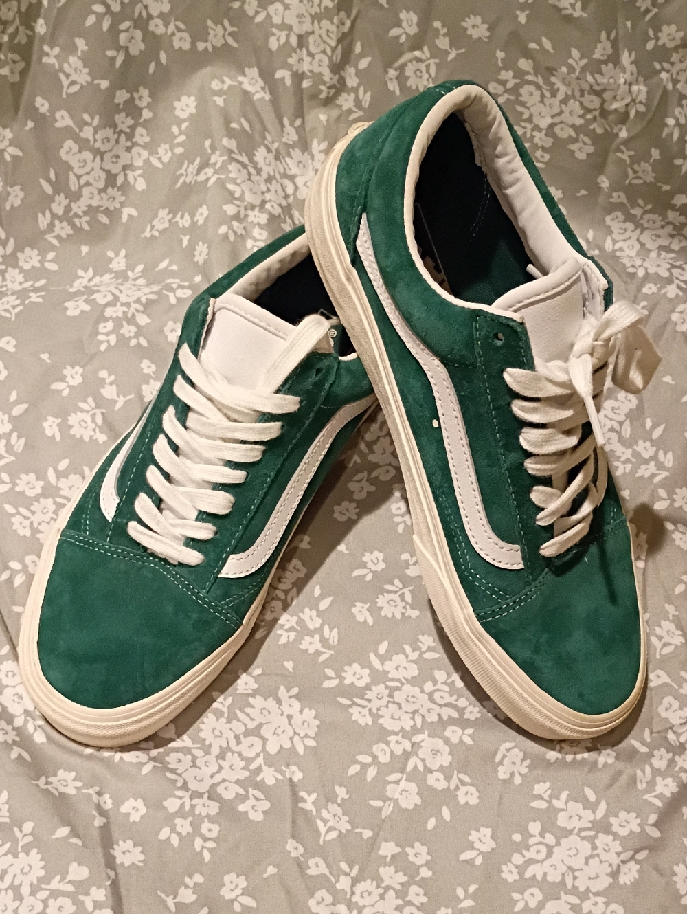 Vans Turquoise Suede Shoes Women Size 8.5